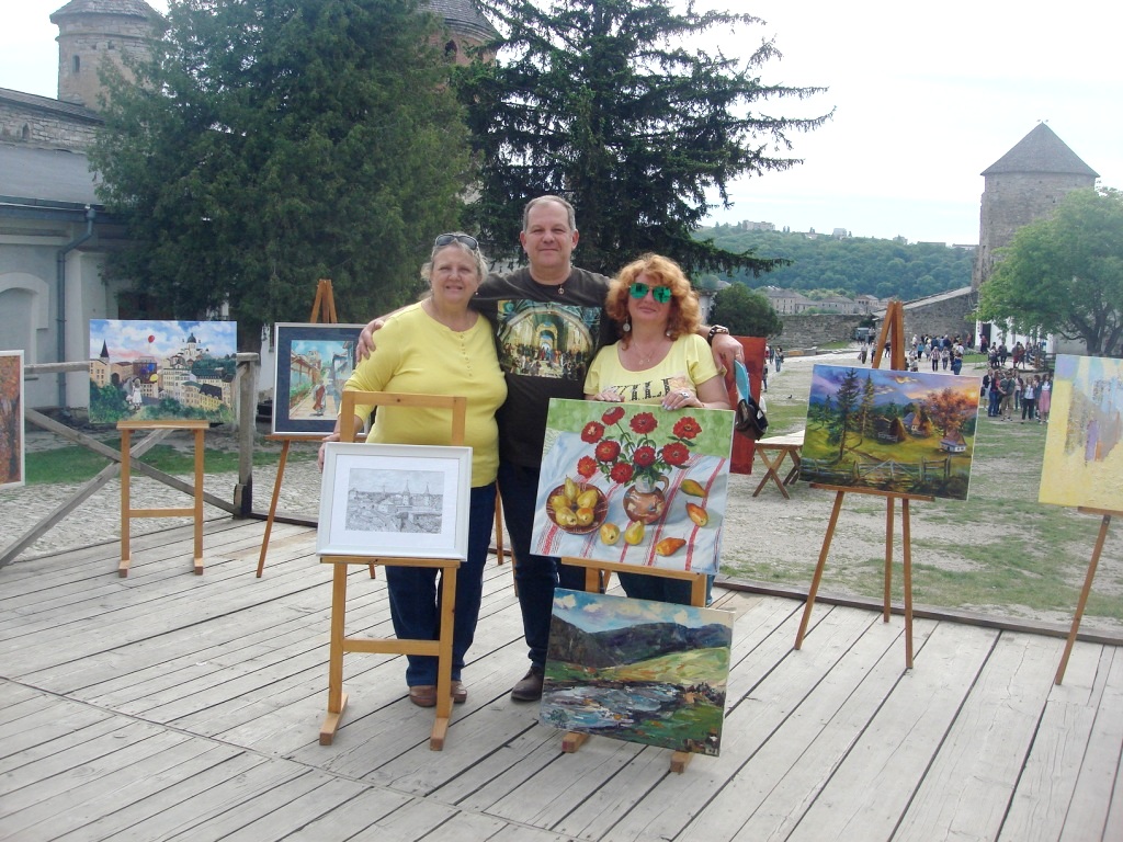 Олег и Ирина Караваевы и Наталия Довганюк