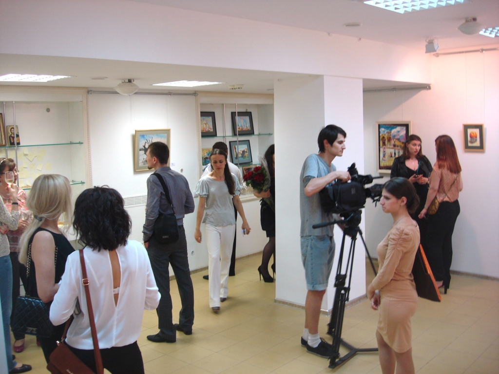 Выставка г.Делиева в Garna Gallery